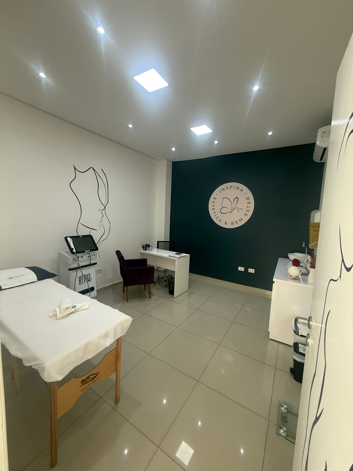 Ambiente de atendimento da Clínica Inspira