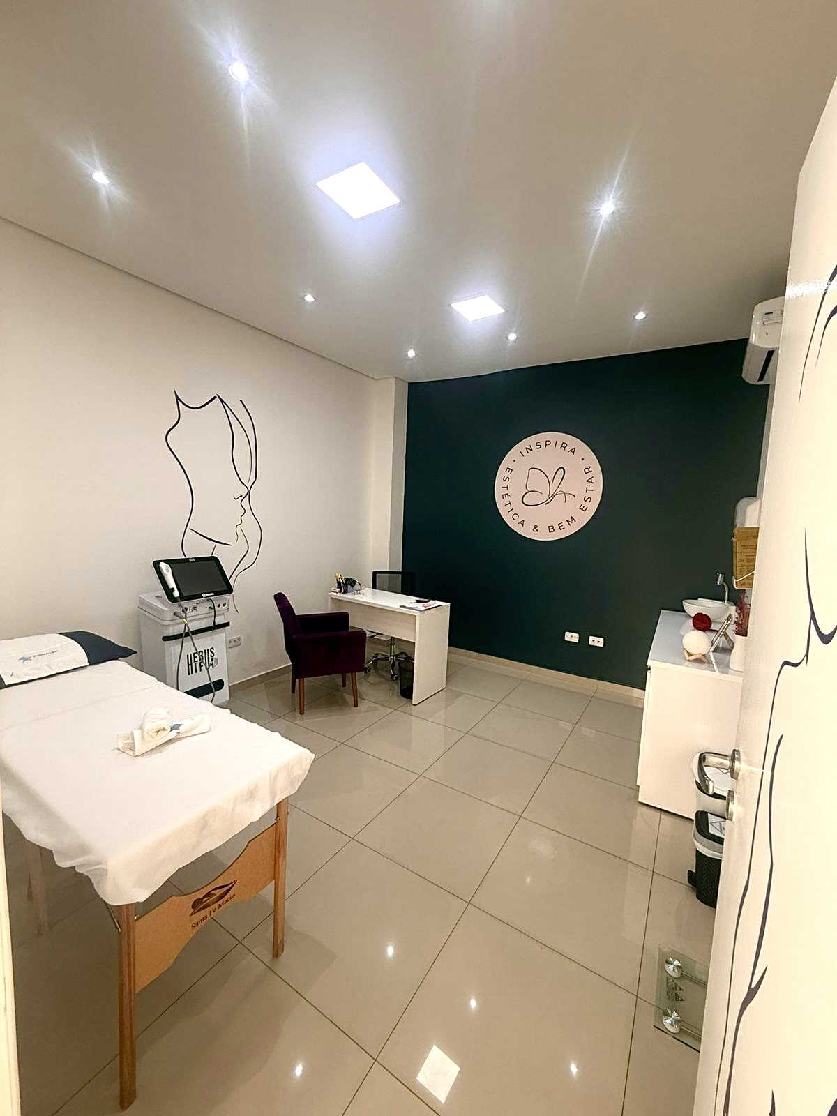Ambiente de atendimento da Clínica Inspira