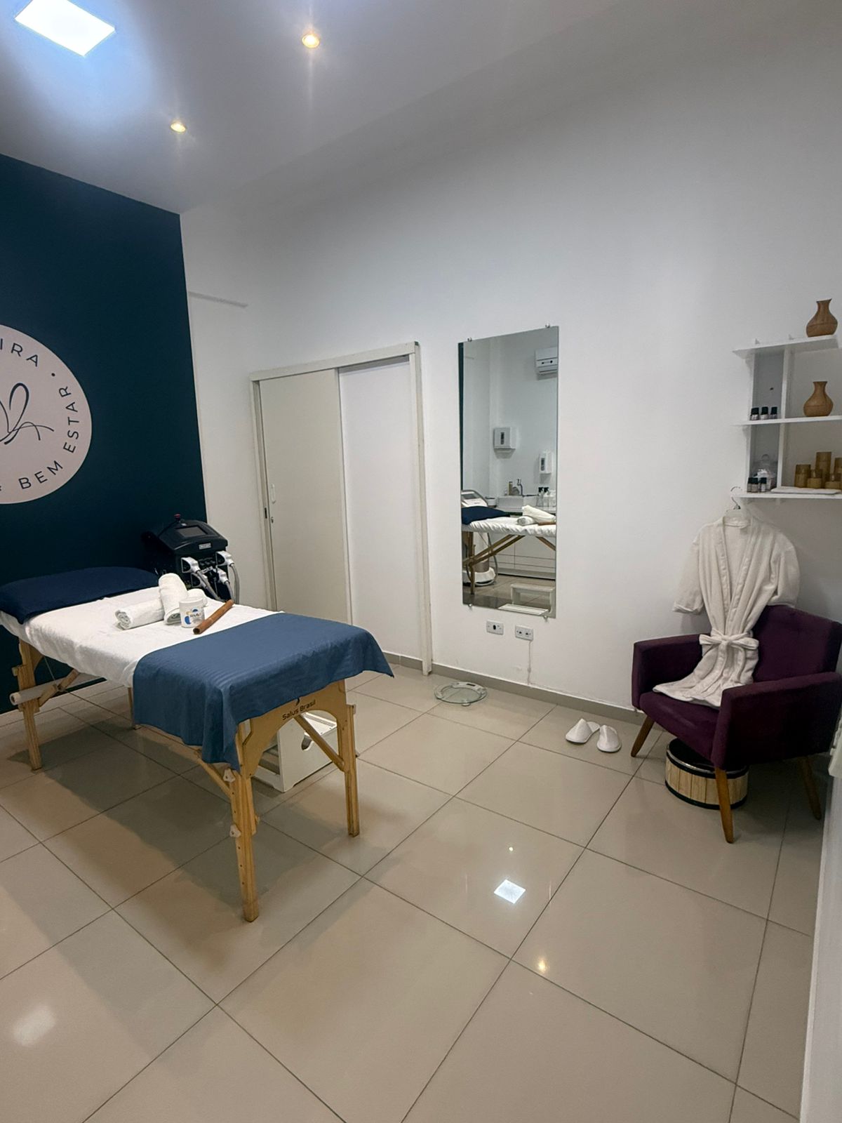 Ambiente premium de bem-estar