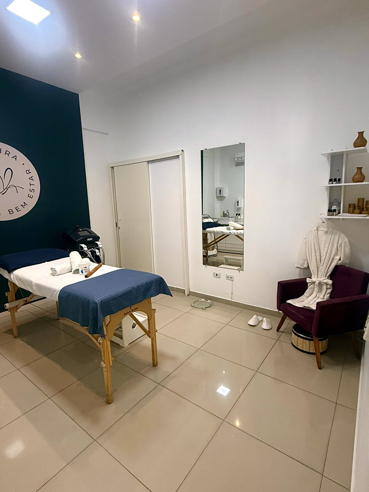 Ambiente premium de bem-estar