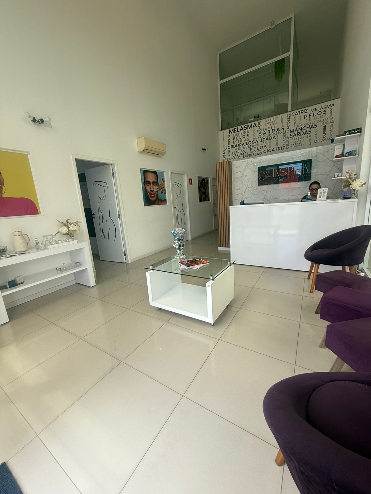 Recepção da Clínica Inspira