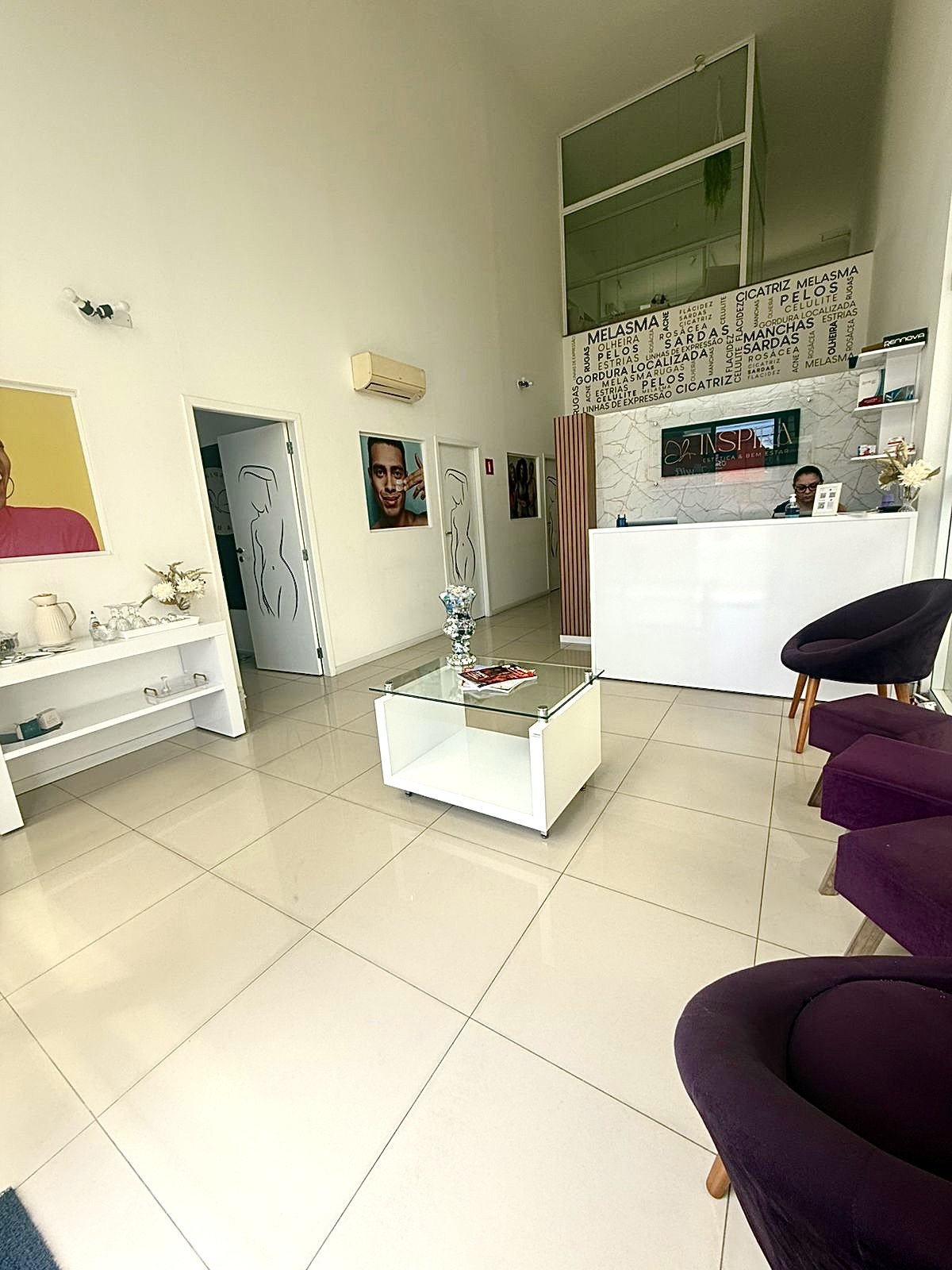 Recepção da Clínica Inspira